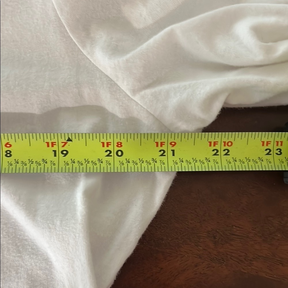 American Living White Ruffle Blouse - Picture 7 of 11